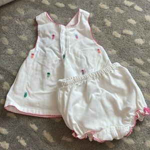 Janie and Jack pineapple two piece